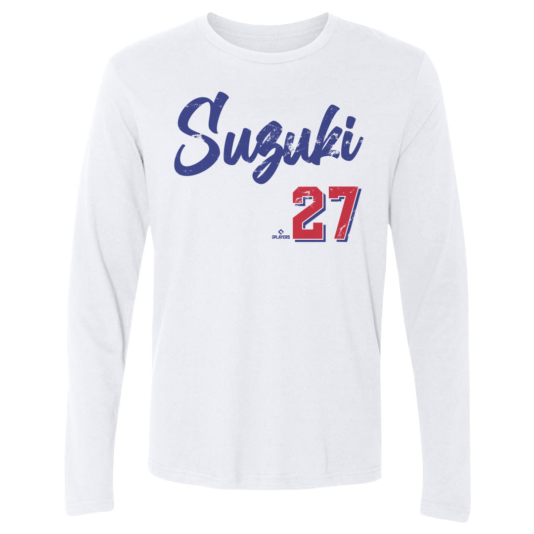 Seiya Suzuki Chicago Baseball All I Want for Christmas Long Sleeve T-Shirt