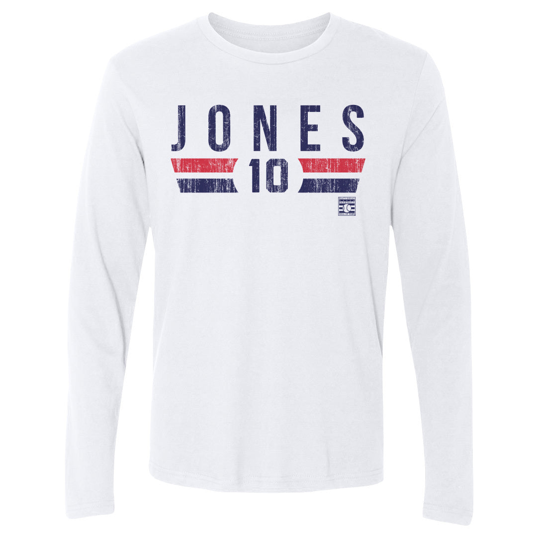 Chipper Jones Men&#39;s Long Sleeve T-Shirt | 500 LEVEL