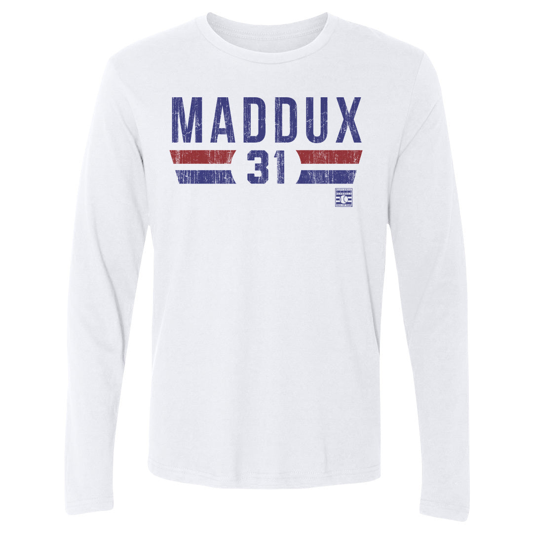 Greg Maddux Men&#39;s Long Sleeve T-Shirt | 500 LEVEL