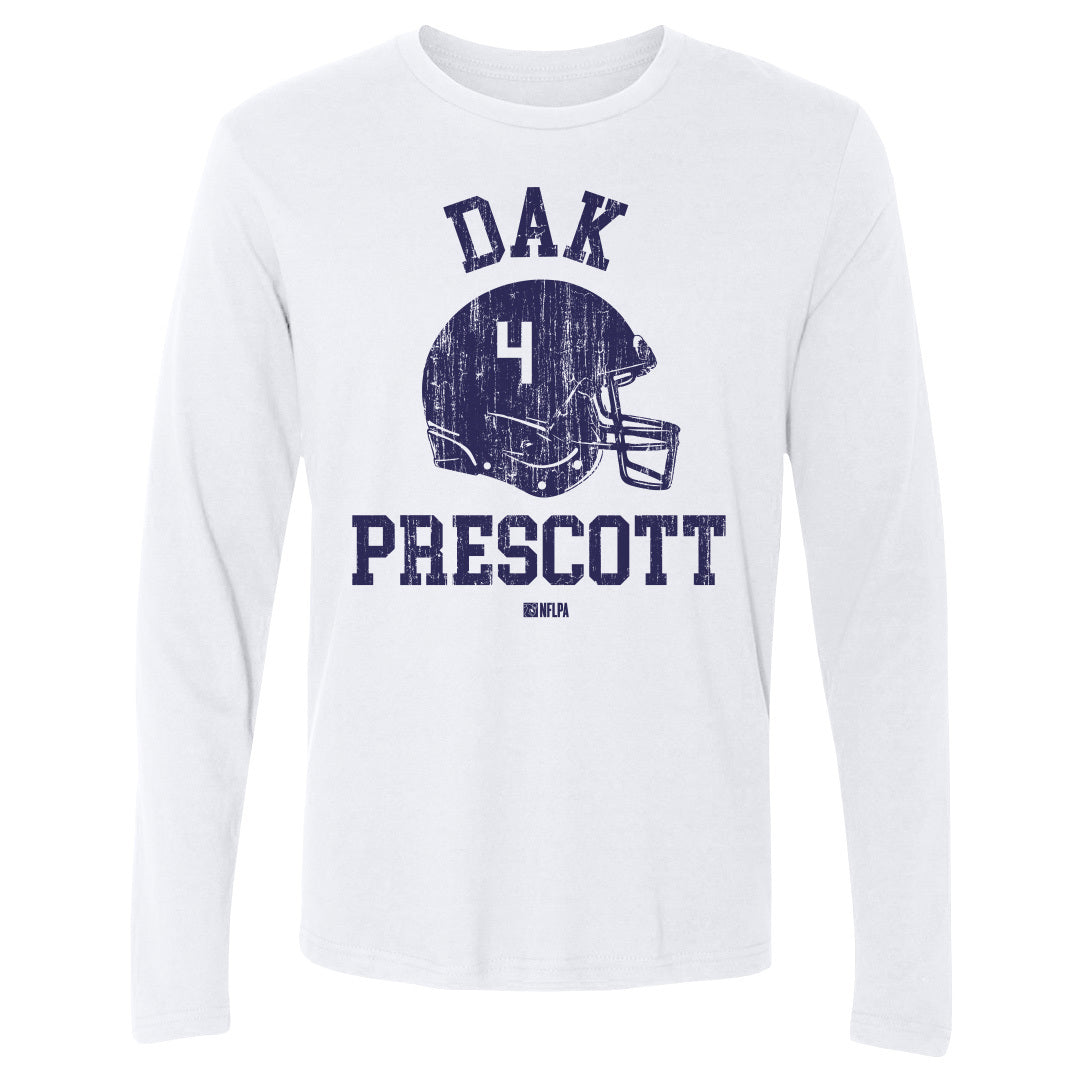 Dak Prescott Men's Long Sleeve T-Shirt, Dallas Football Men's Long Sleeve  T-Shirt