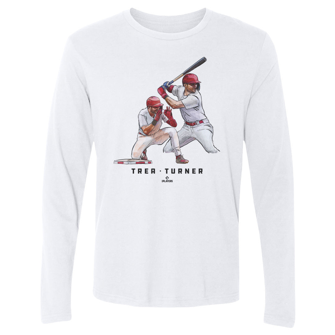 Trea Turner Men&#39;s Long Sleeve T-Shirt | 500 LEVEL