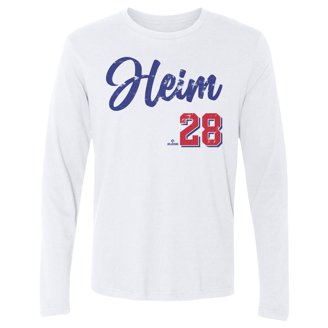 Jonah Heim Men&#39;s Long Sleeve T-Shirt | 500 LEVEL