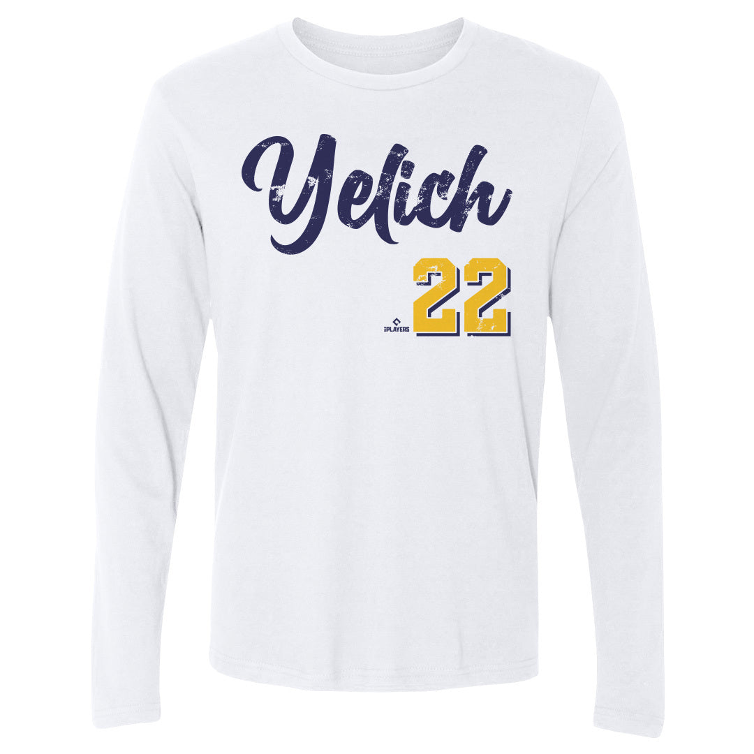 FanSwagUnltd Yeli, Christian Yelich, Milwaukee Brewers Long Sleeve T-Shirt