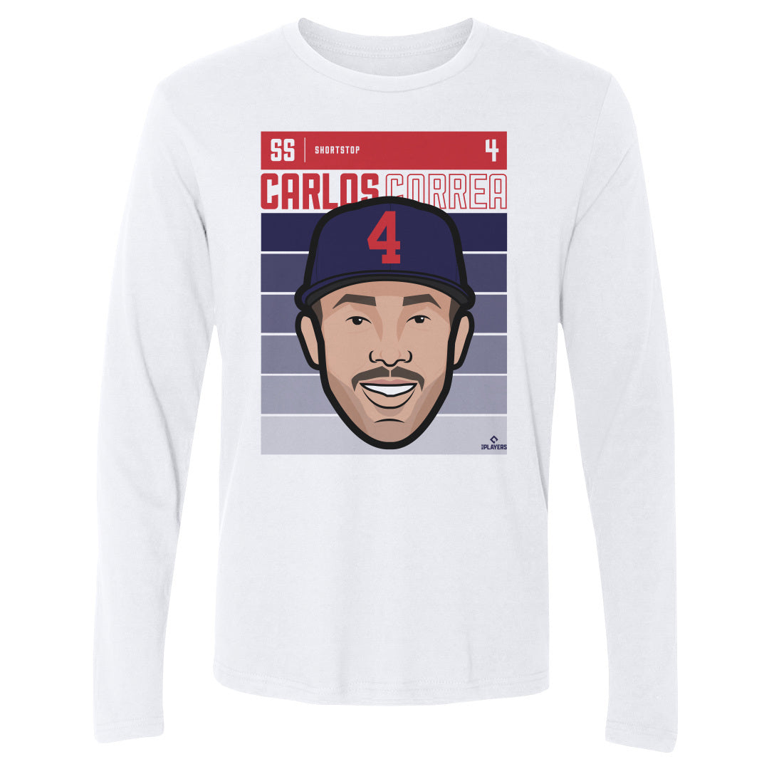 Carlos Correa Men&#39;s Long Sleeve T-Shirt | 500 LEVEL