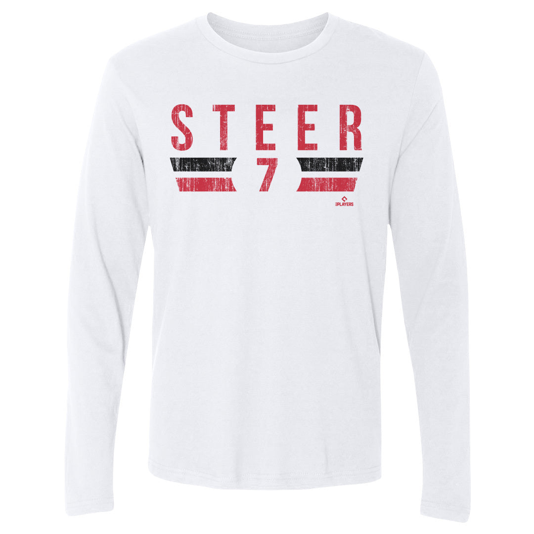 Spencer Steer Men&#39;s Long Sleeve T-Shirt | 500 LEVEL