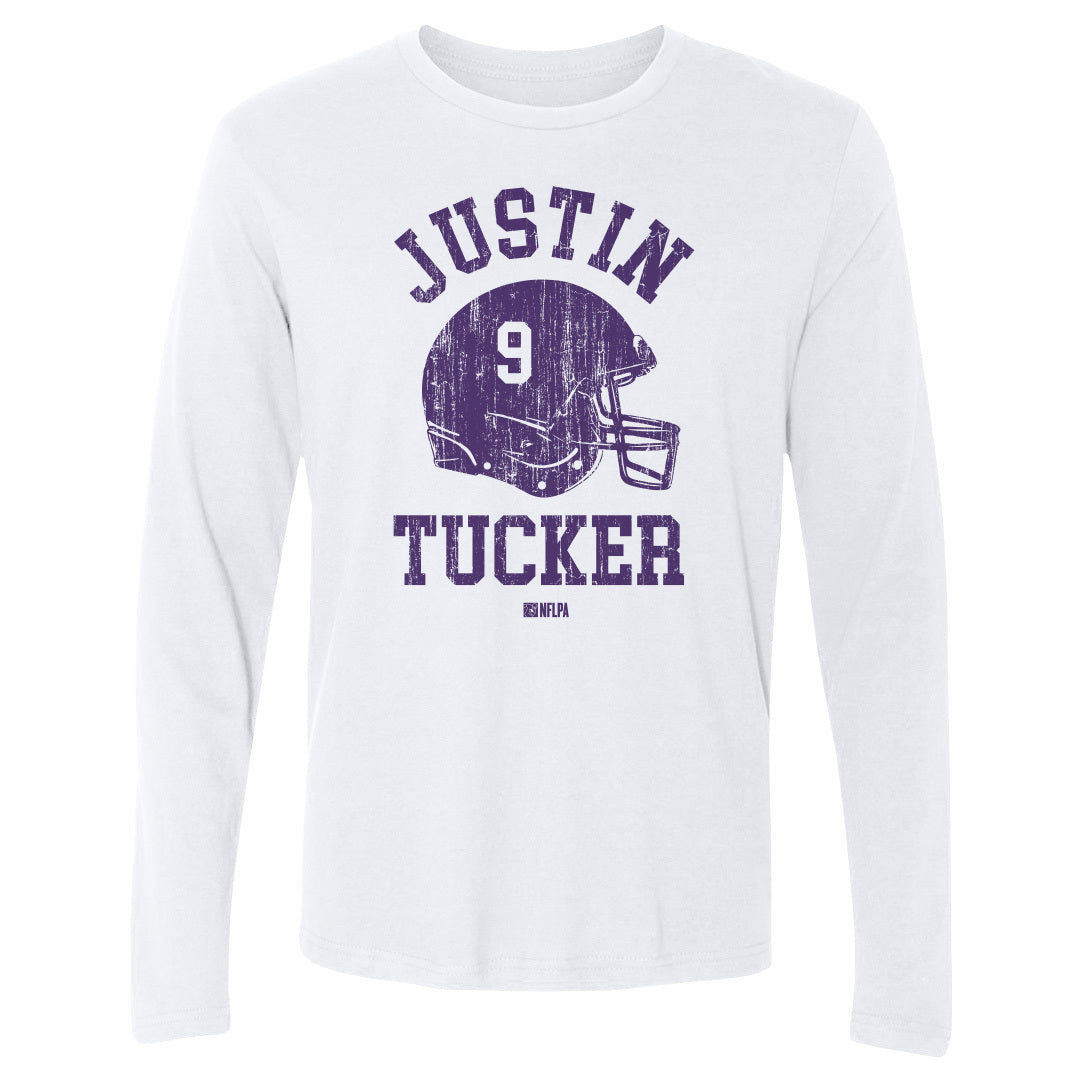 Justin Tucker Men&#39;s Long Sleeve T-Shirt | 500 LEVEL