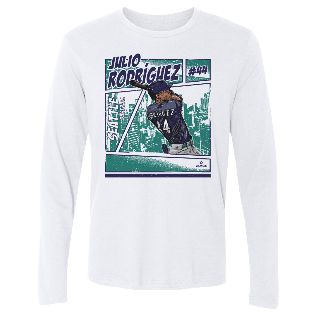 Julio Rodriguez Men&#39;s Long Sleeve T-Shirt | 500 LEVEL