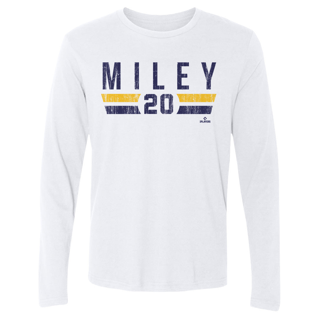 Wade Miley Men&#39;s Long Sleeve T-Shirt | 500 LEVEL