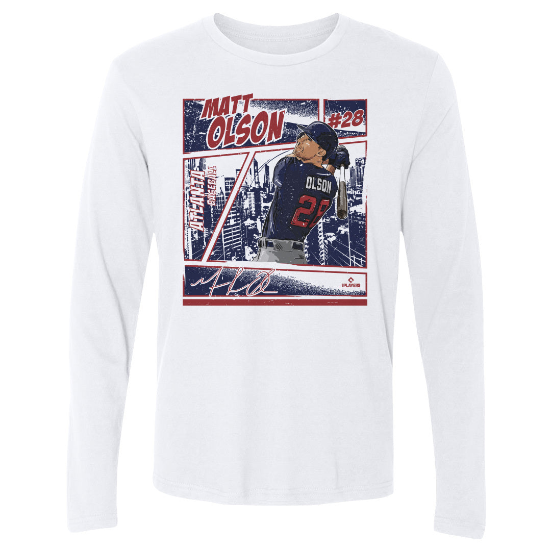 Matt Olson Men&#39;s Long Sleeve T-Shirt | 500 LEVEL