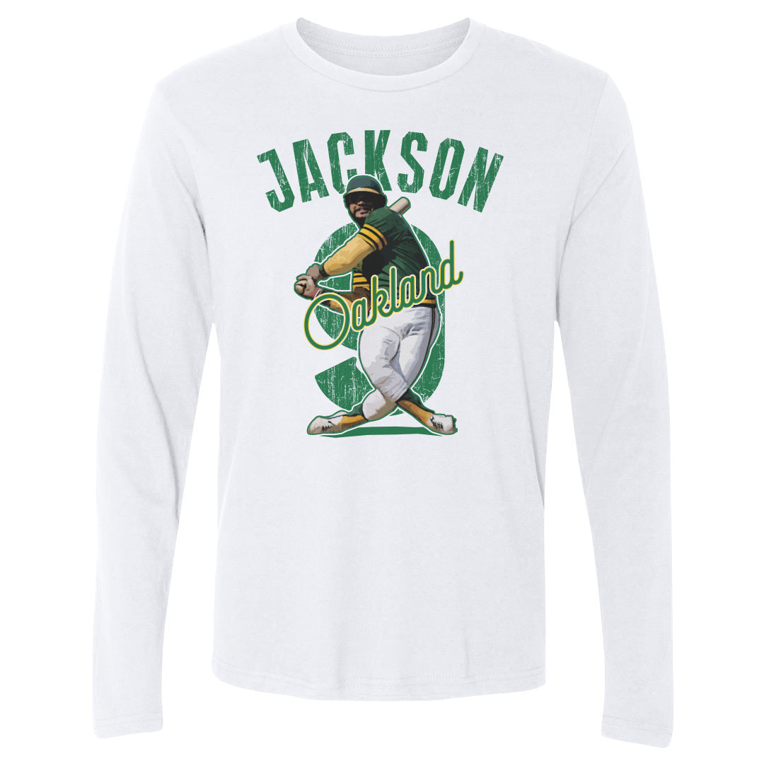 Reggie Jackson Men&#39;s Long Sleeve T-Shirt | 500 LEVEL