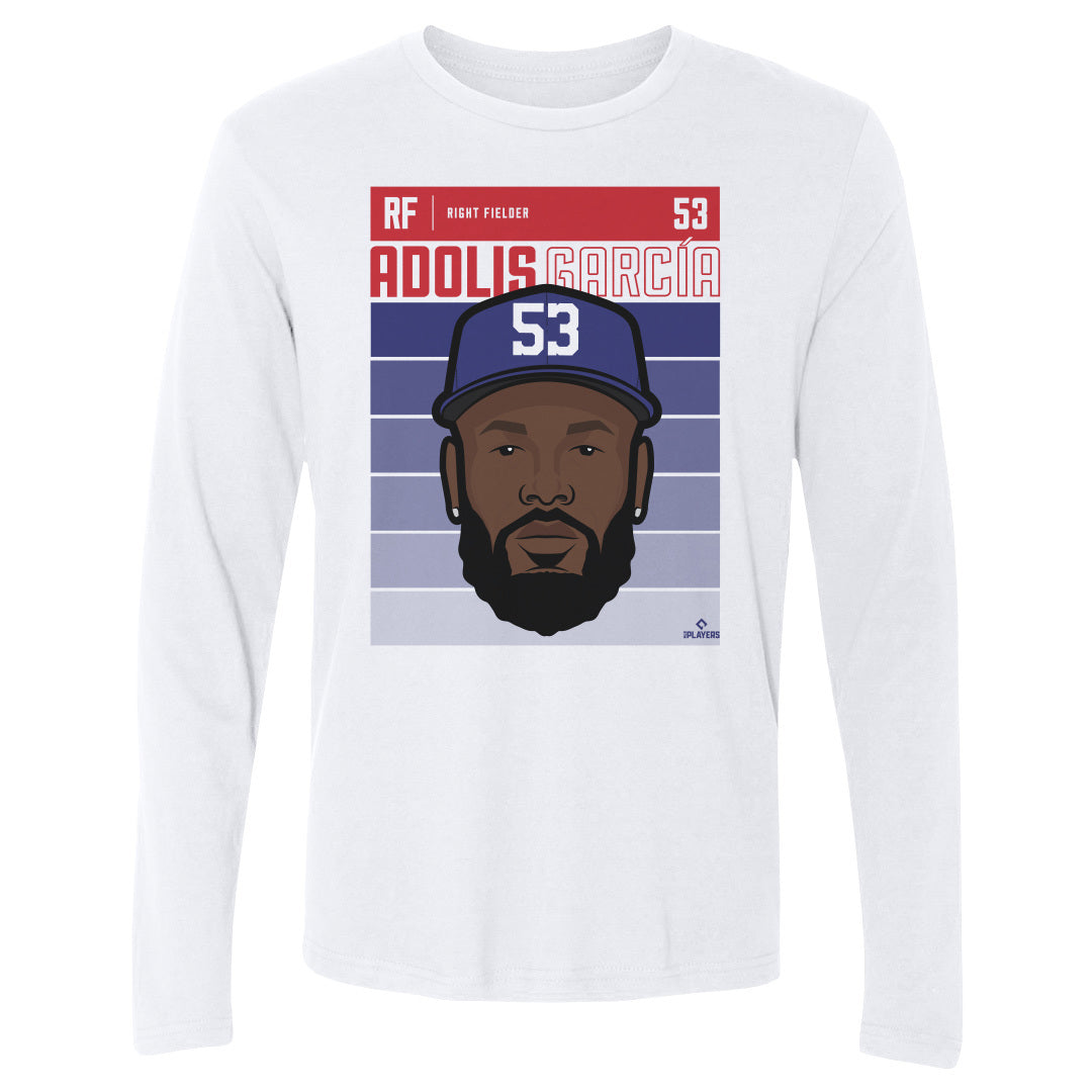 Adolis Garcia Men&#39;s Long Sleeve T-Shirt | 500 LEVEL