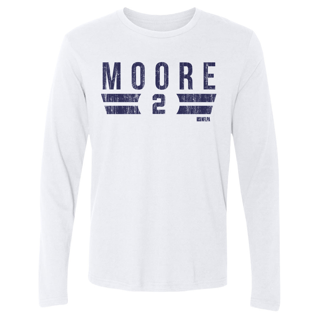 D.J. Moore Men&#39;s Long Sleeve T-Shirt | 500 LEVEL