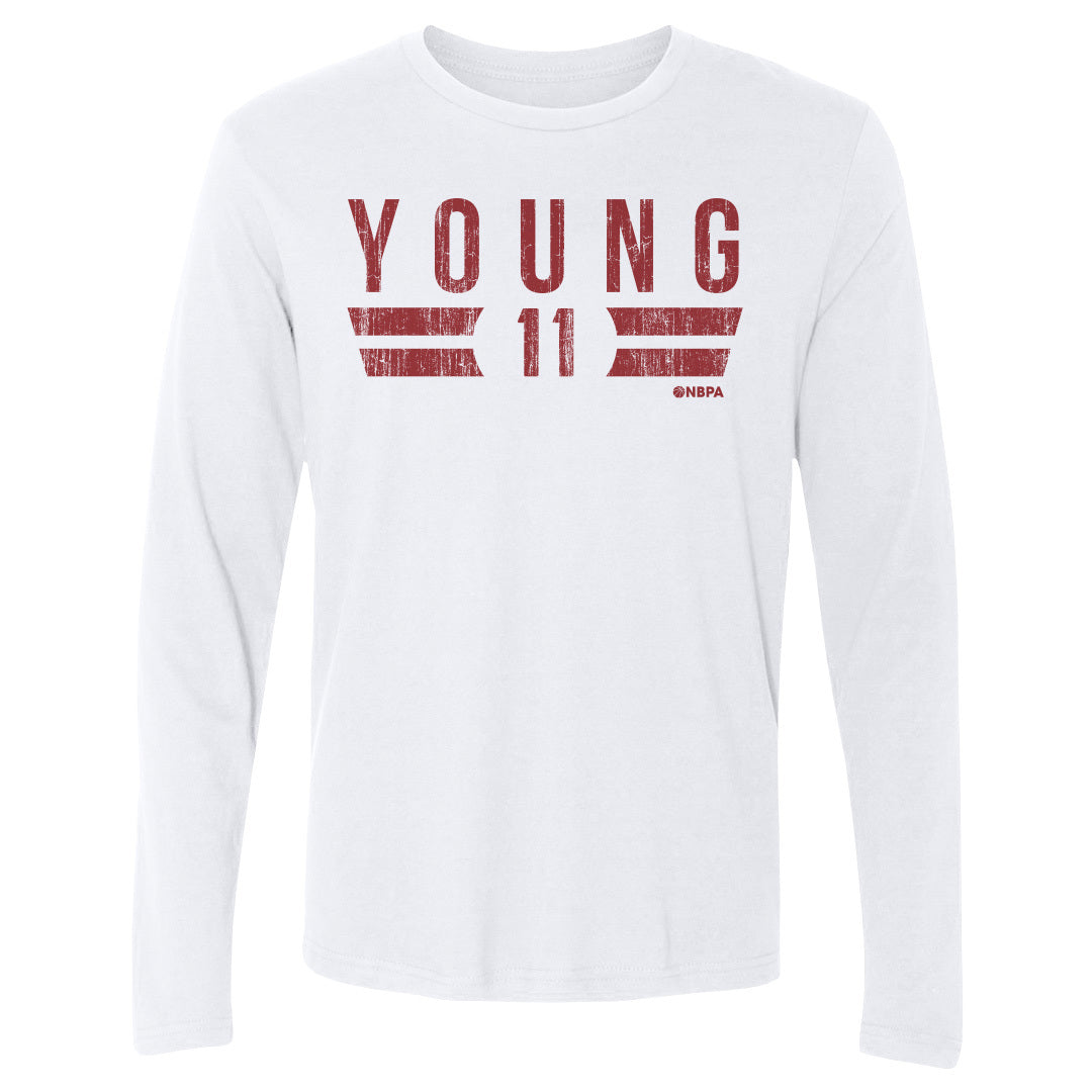 Trae Young Men&#39;s Long Sleeve T-Shirt | 500 LEVEL