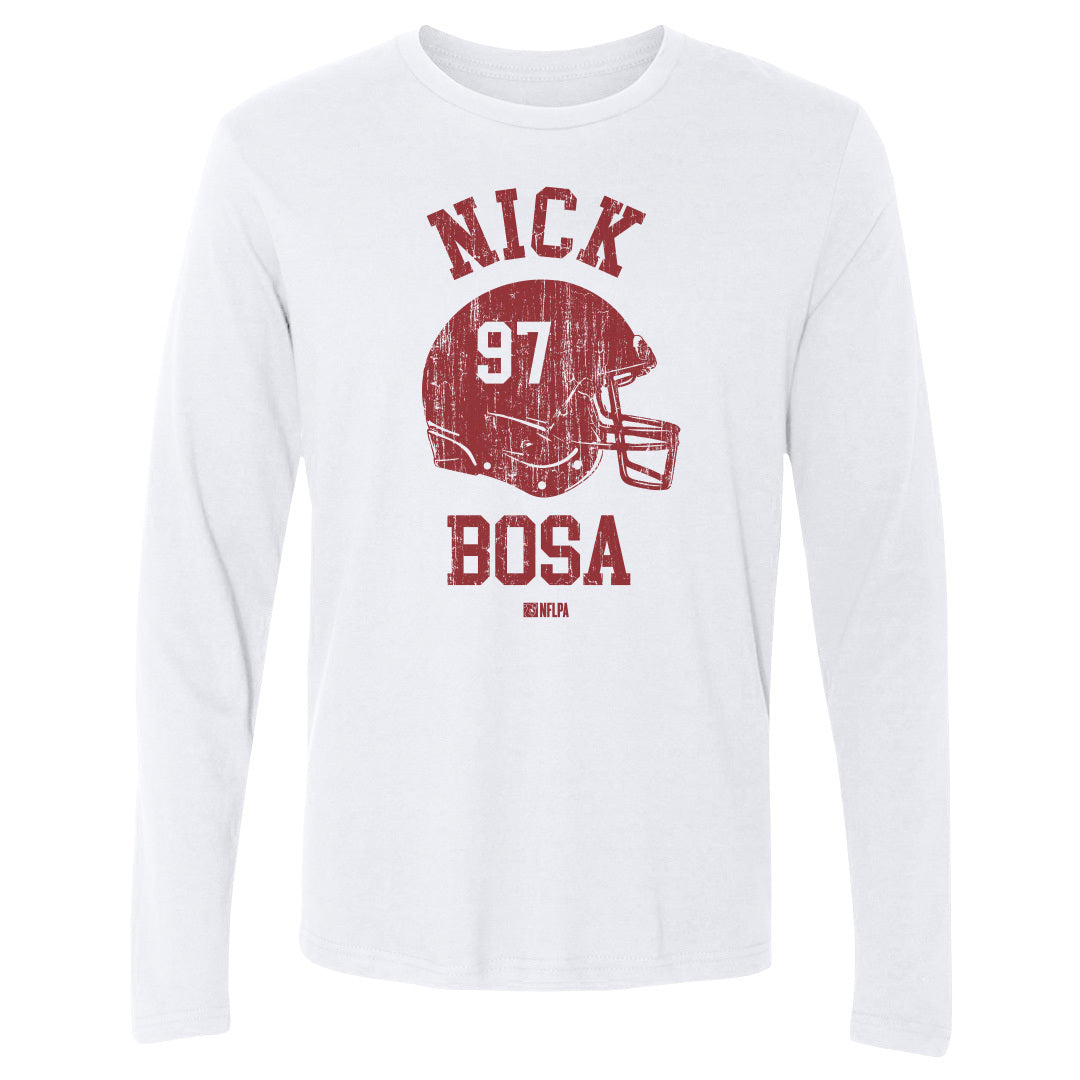 Nick Bosa San Francisco Helmet Font