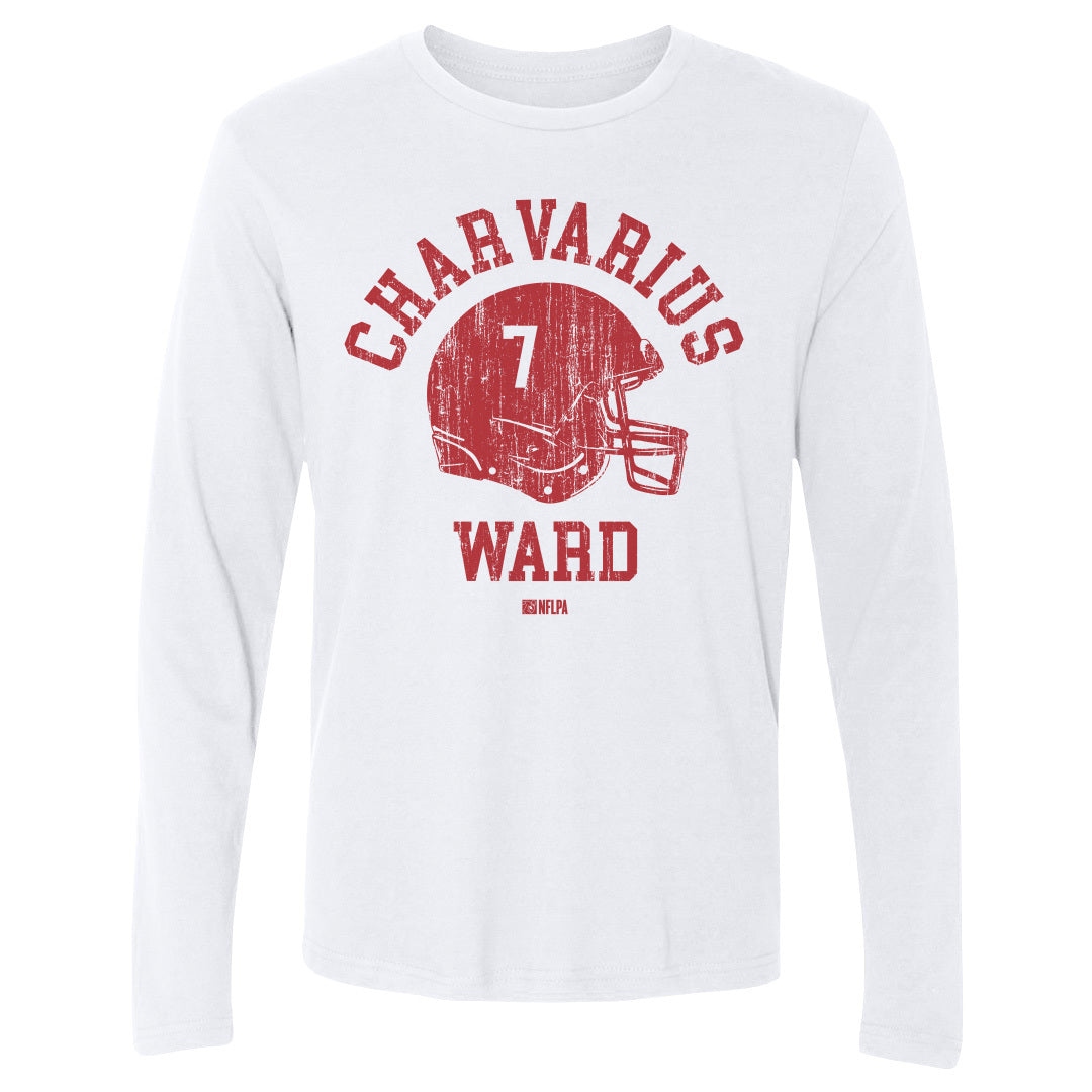 Charvarius Ward Men&#39;s Long Sleeve T-Shirt | 500 LEVEL