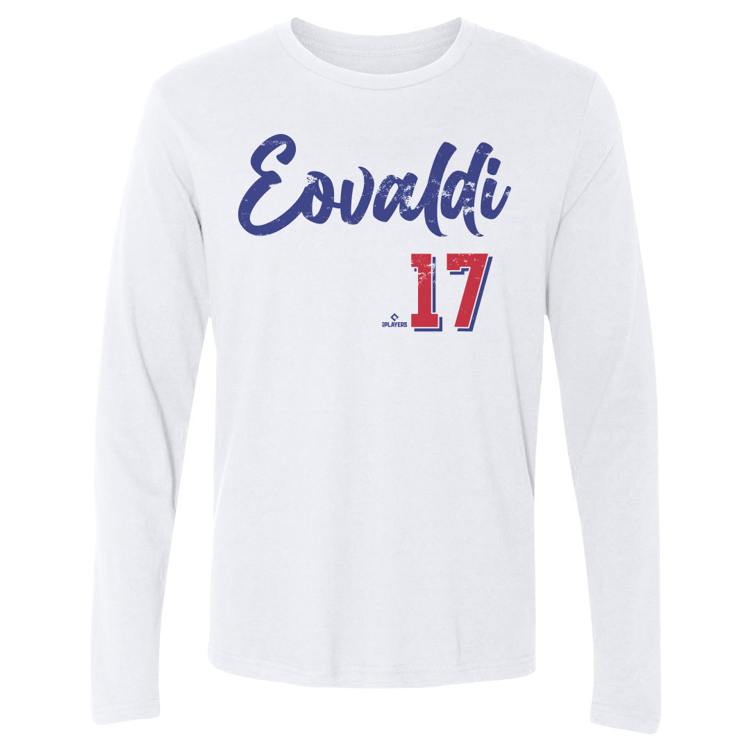 Nathan Eovaldi Men&#39;s Long Sleeve T-Shirt | 500 LEVEL