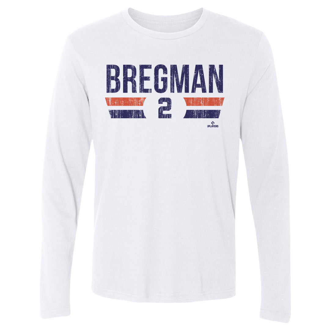 Alex Bregman Men&#39;s Long Sleeve T-Shirt | 500 LEVEL