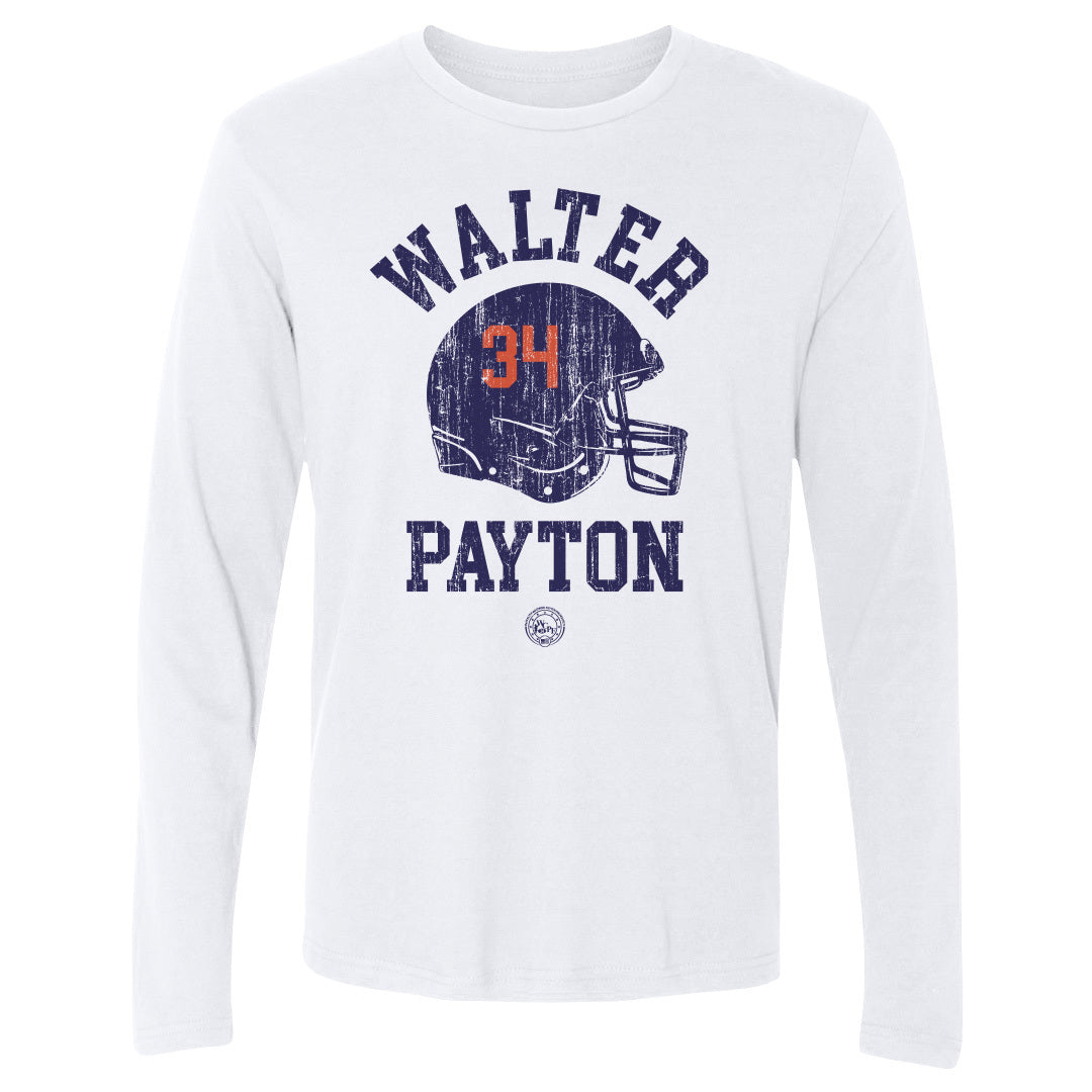 Walter Payton Men's Long Sleeve T-Shirt, Chicago Throwbacks Men's Long  Sleeve T-Shirt