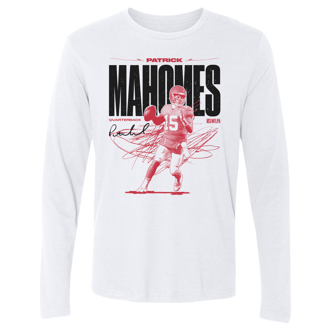 Patrick Mahomes Men&#39;s Long Sleeve T-Shirt | 500 LEVEL