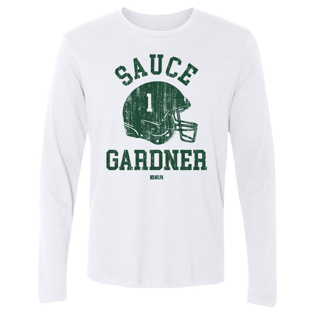 Sauce Gardner Men's Long Sleeve T-Shirt 3601, New York Football Men's Long  Sleeve T-Shirt