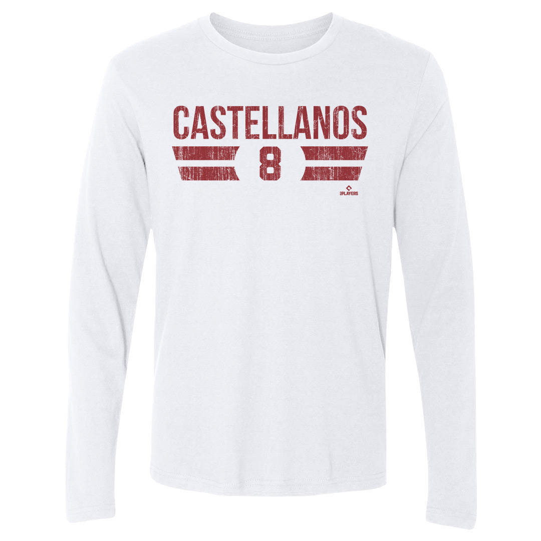 Nick Castellanos Men&#39;s Long Sleeve T-Shirt | 500 LEVEL