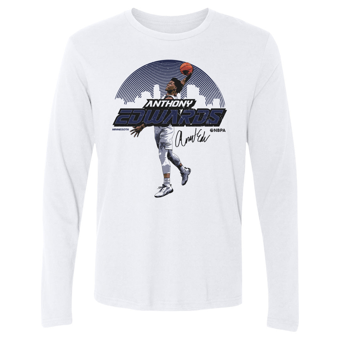 Anthony Edwards Men&#39;s Long Sleeve T-Shirt | 500 LEVEL