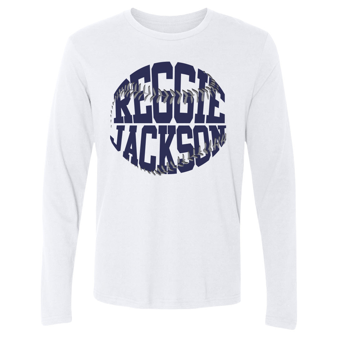 Reggie Jackson Men&#39;s Long Sleeve T-Shirt | 500 LEVEL