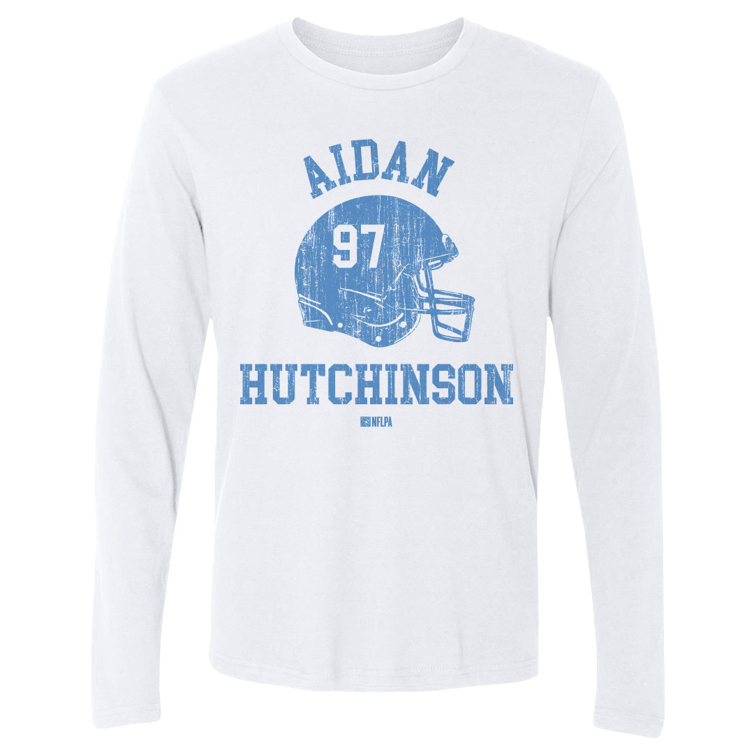 Aidan Hutchinson Men&#39;s Long Sleeve T-Shirt | 500 LEVEL