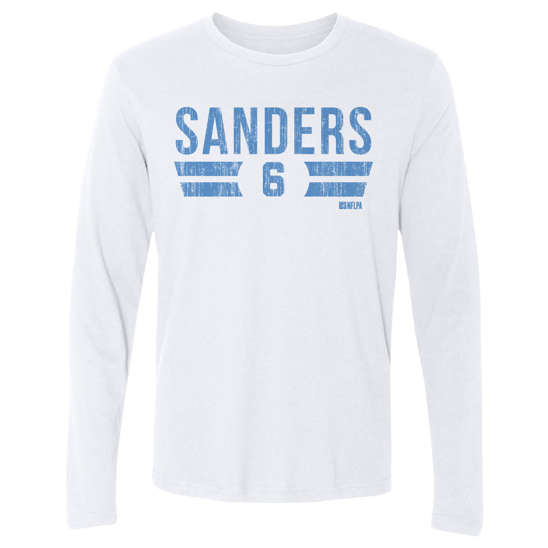 Miles Sanders Men&#39;s Long Sleeve T-Shirt | 500 LEVEL