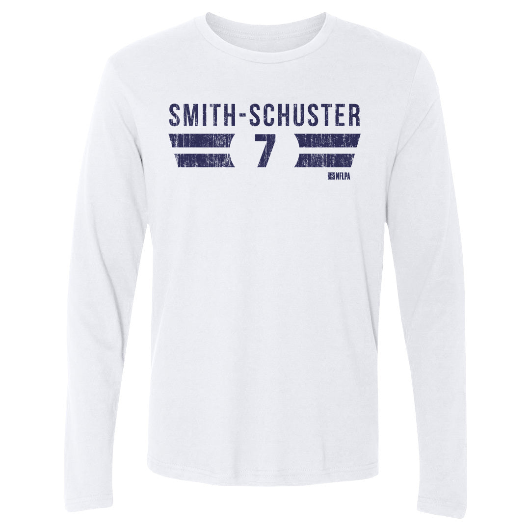 JuJu Smith-Schuster Pittsburgh Steelers Youth Black Pro Line by Branded  Flanker Tri-Blend Long Sleeve