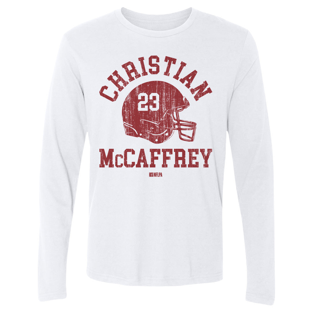 Christian McCaffrey Men's Long Sleeve T-Shirt, San Francisco Football  Men's Long Sleeve T-Shirt