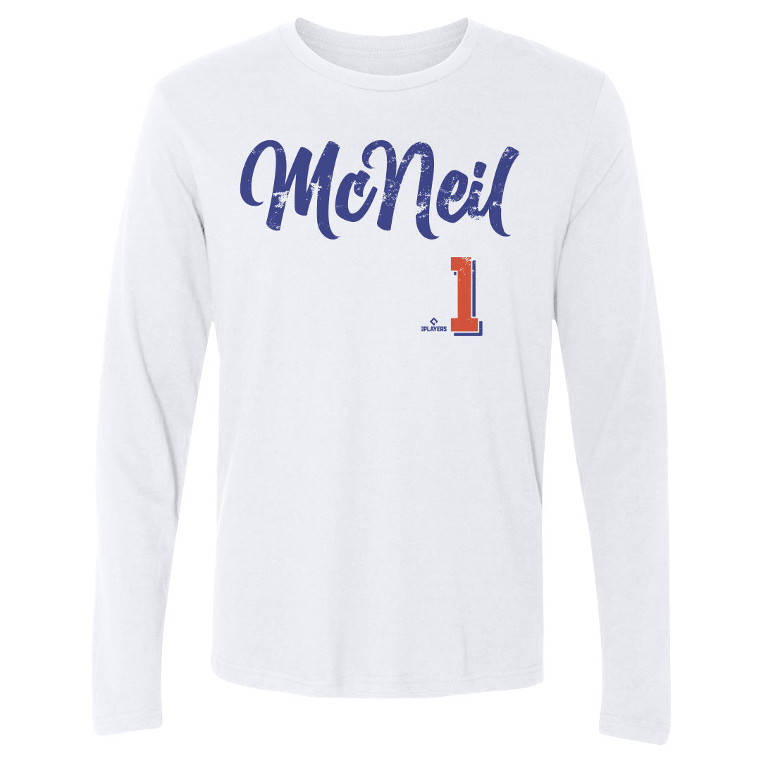 Jeff McNeil Men&#39;s Long Sleeve T-Shirt | 500 LEVEL