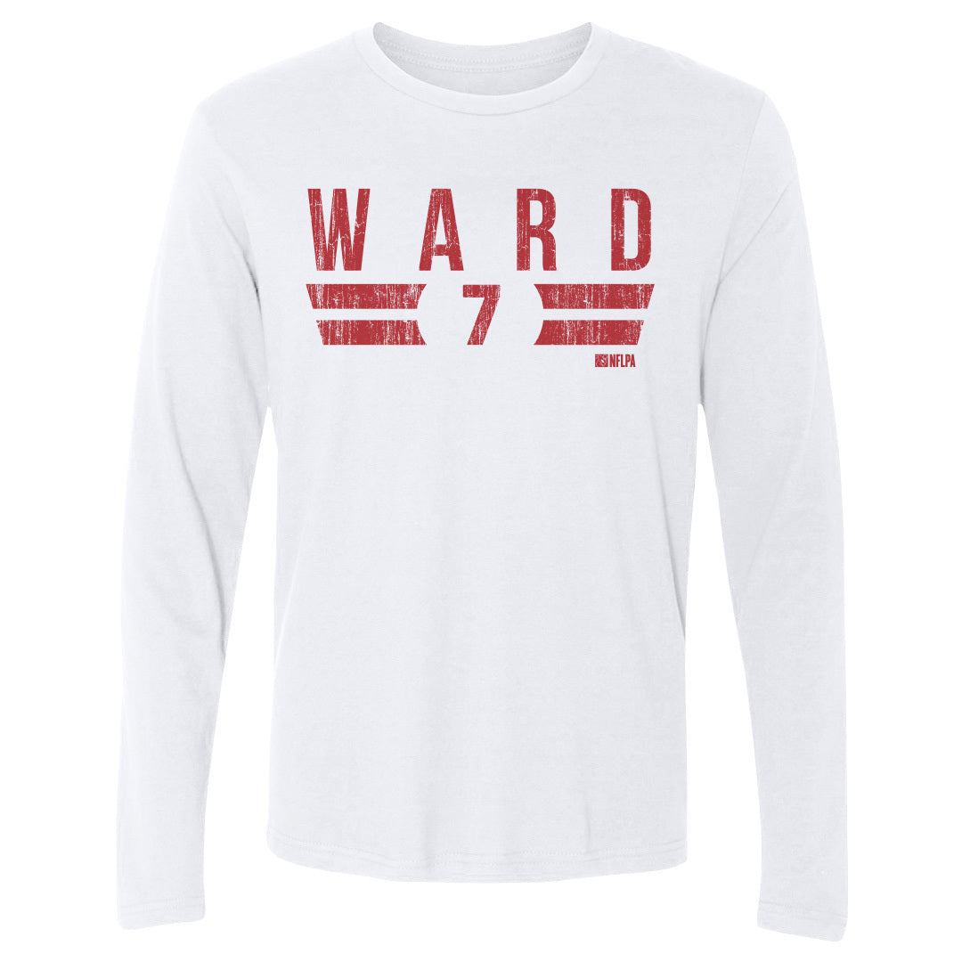 Charvarius Ward Men&#39;s Long Sleeve T-Shirt | 500 LEVEL