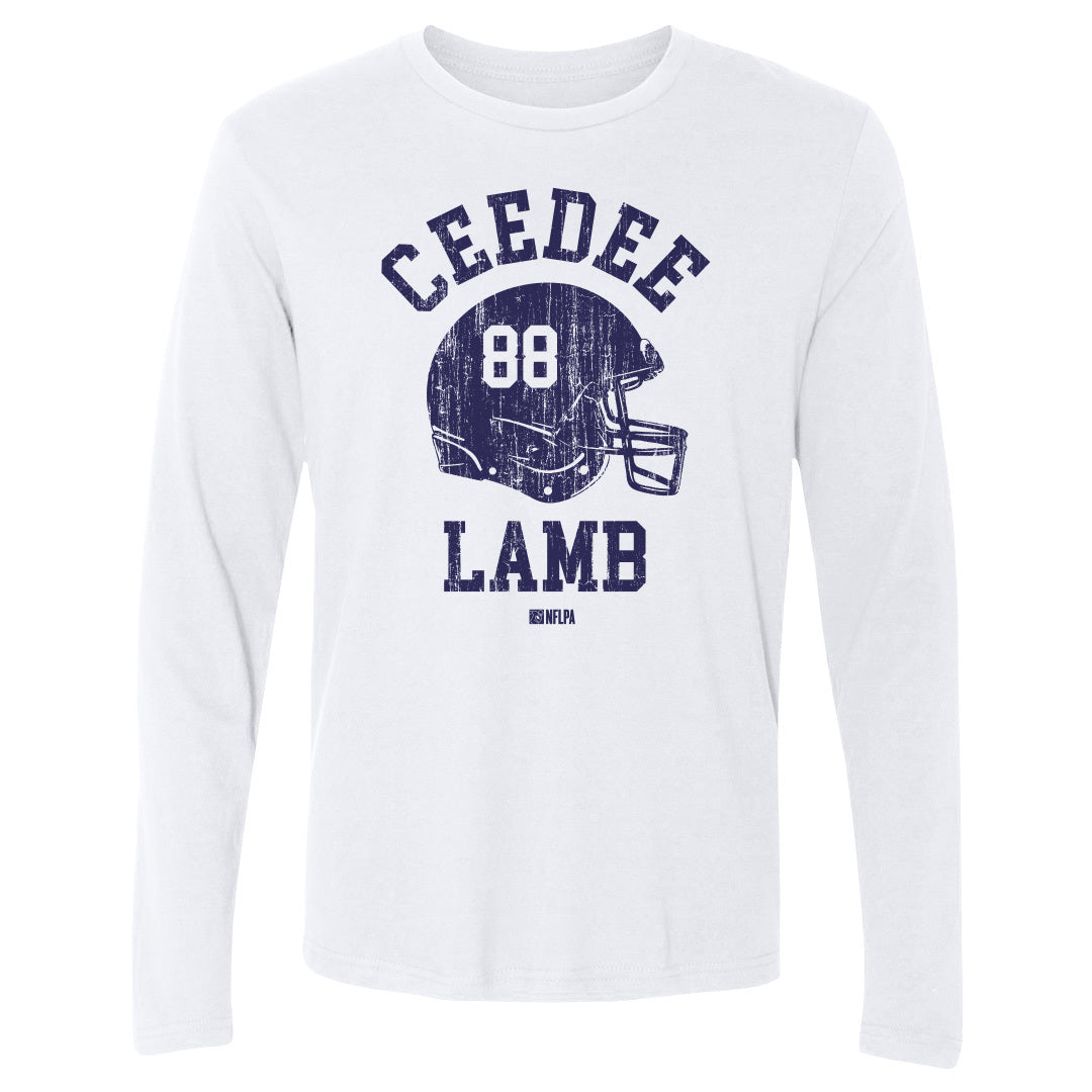 CeeDee Lamb Men&#39;s Long Sleeve T-Shirt | 500 LEVEL