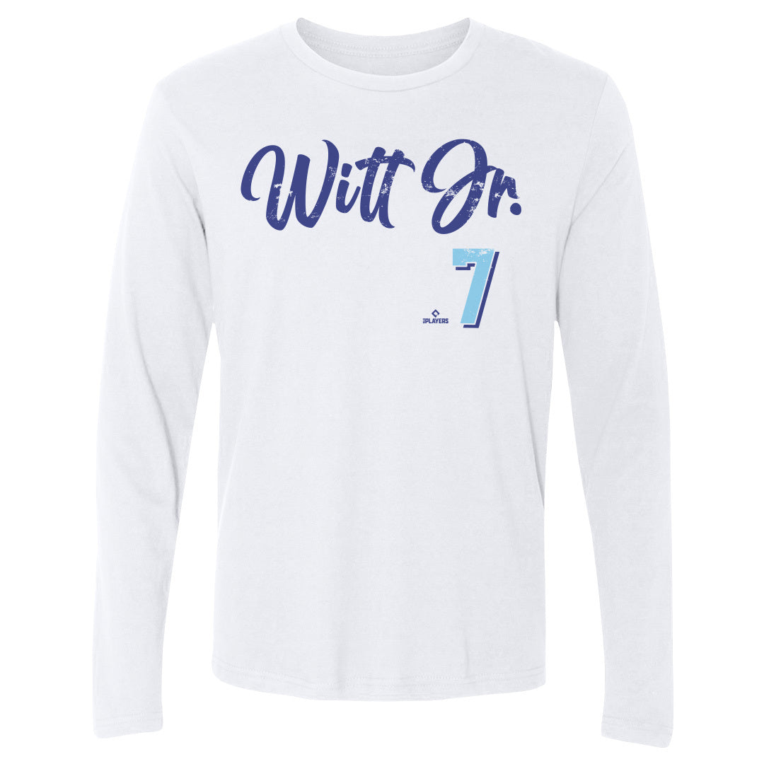 Bobby Witt Jr. Men&#39;s Long Sleeve T-Shirt | 500 LEVEL