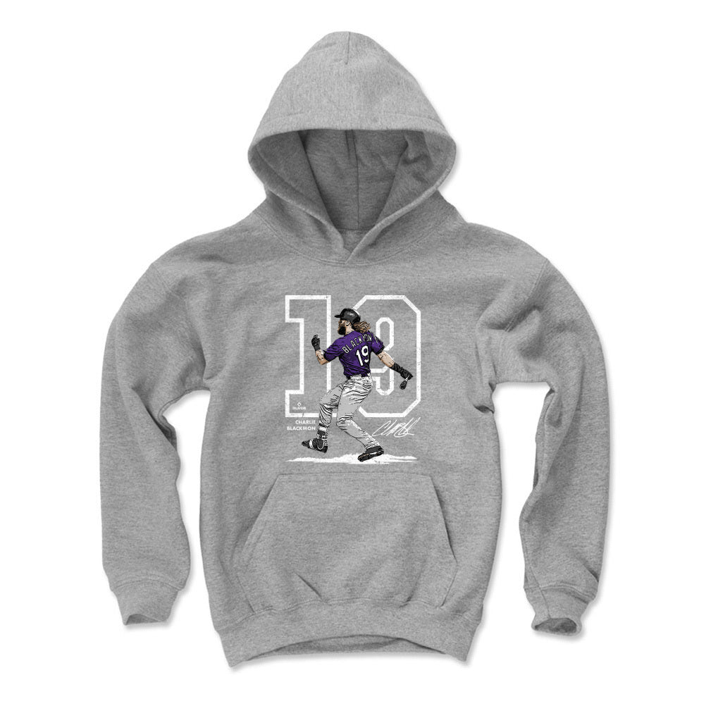 Charlie Blackmon Kids Youth Hoodie | 500 LEVEL