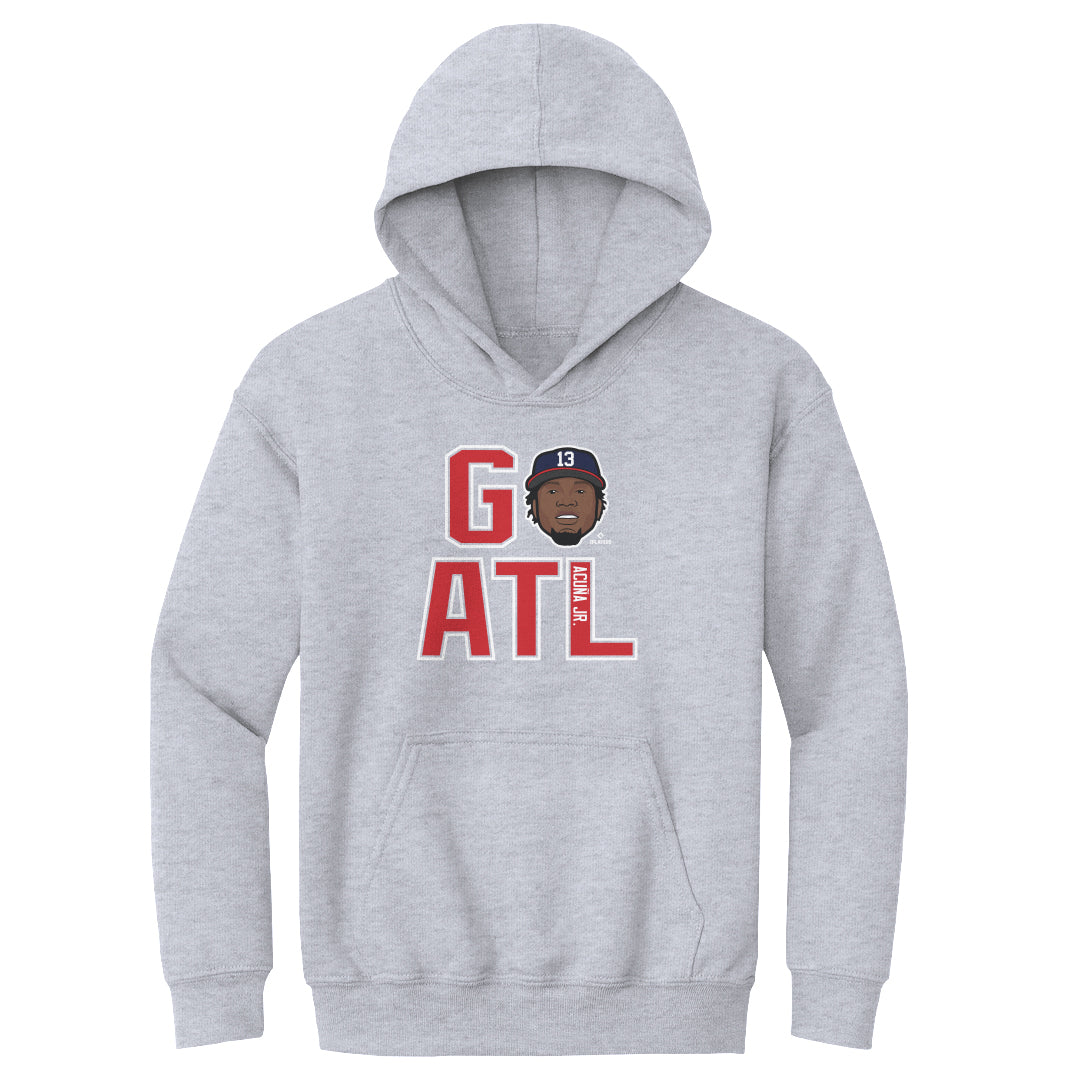 Ronald Acuna Jr. Kids Youth Hoodie | 500 LEVEL