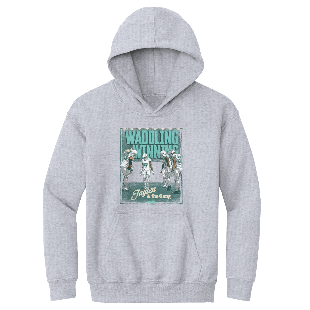 Jaylen Waddle Kids Youth Hoodie | 500 LEVEL