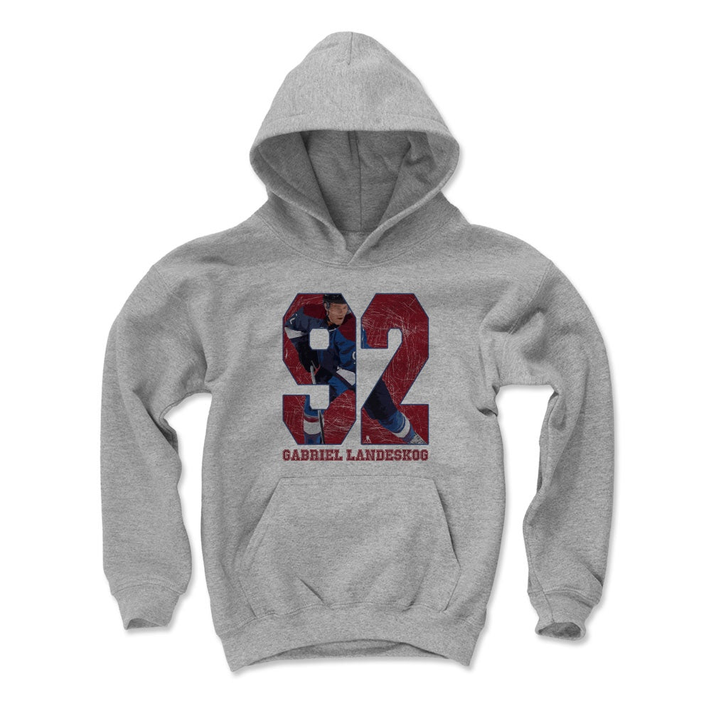 Gabriel Landeskog Kids Youth Hoodie | 500 LEVEL