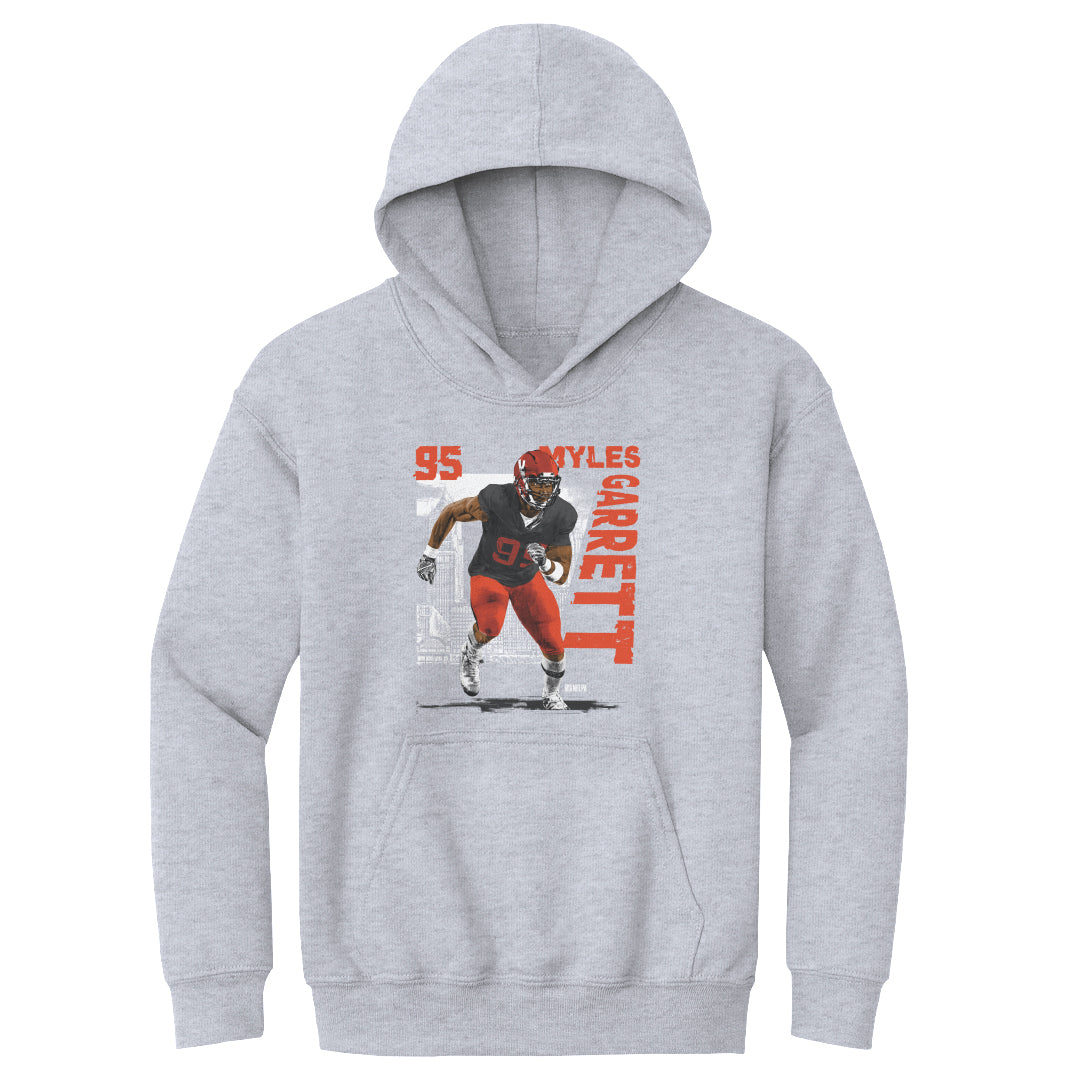 Myles Garrett Kids Youth Hoodie | 500 LEVEL