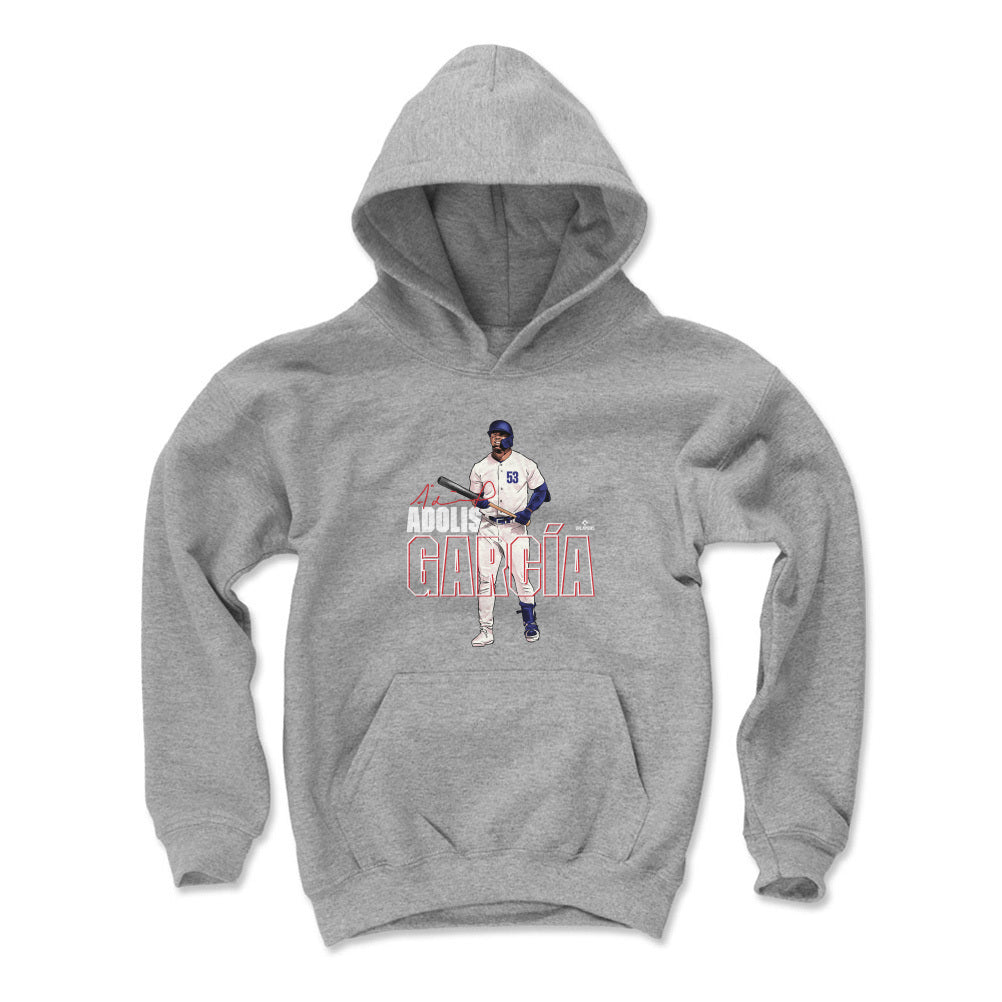 Adolis Garcia Kids Youth Hoodie | 500 LEVEL