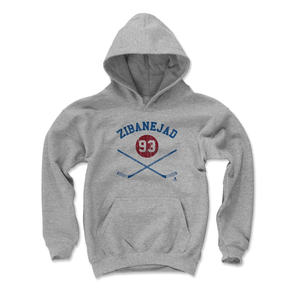 Mika Zibanejad Kids Youth Hoodie | 500 LEVEL