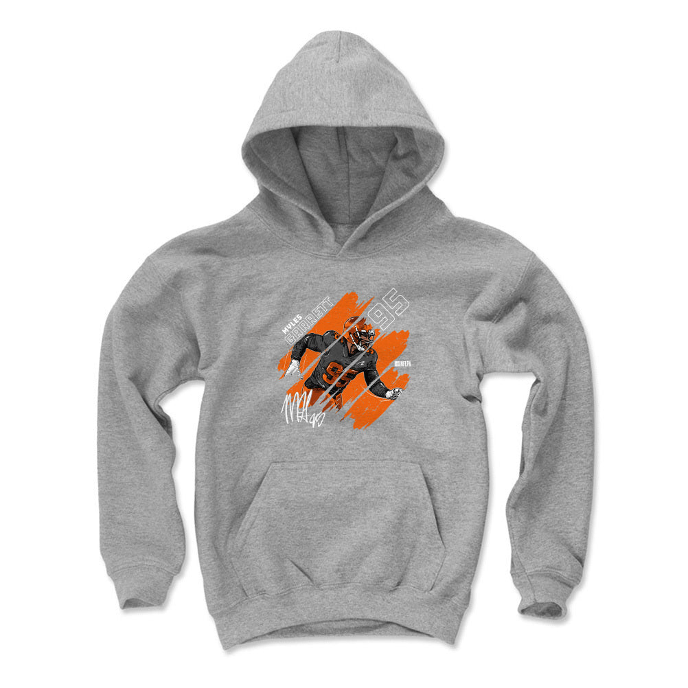 Myles Garrett Kids Youth Hoodie | 500 LEVEL