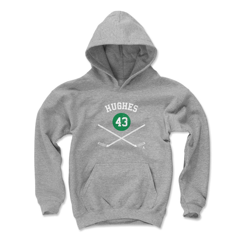 Quinn Hughes Kids Youth Hoodie | 500 LEVEL