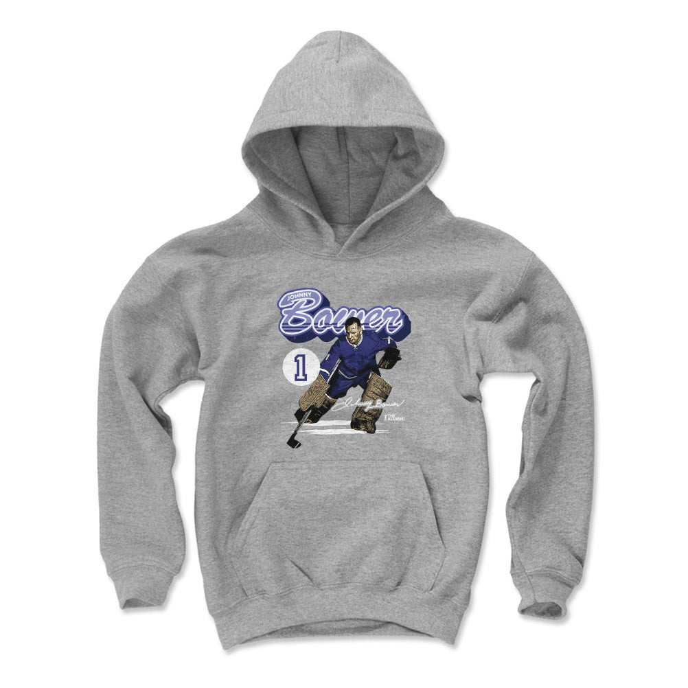 Johnny Bower Kids Youth Hoodie | 500 LEVEL