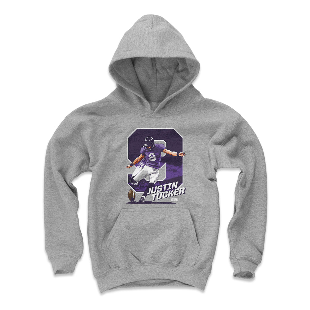 Justin Tucker Kids Youth Hoodie | 500 LEVEL