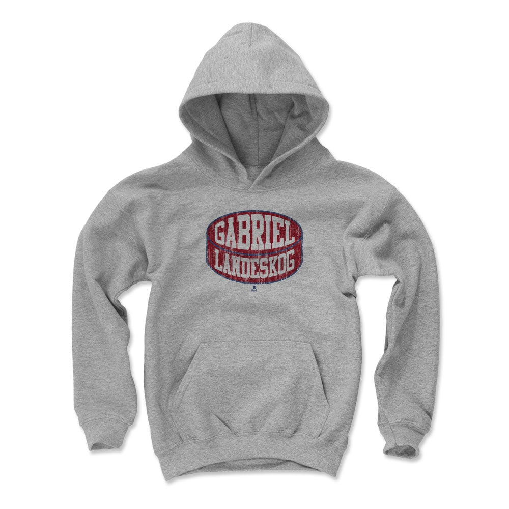 Gabriel Landeskog Kids Youth Hoodie | 500 LEVEL