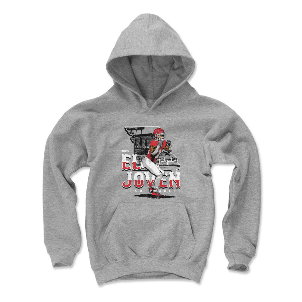 Isiah Pacheco Kids Youth Hoodie | 500 LEVEL