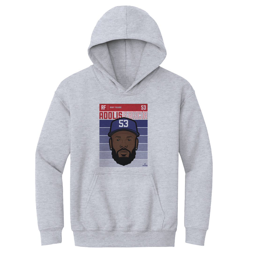 Adolis Garcia Kids Youth Hoodie | 500 LEVEL