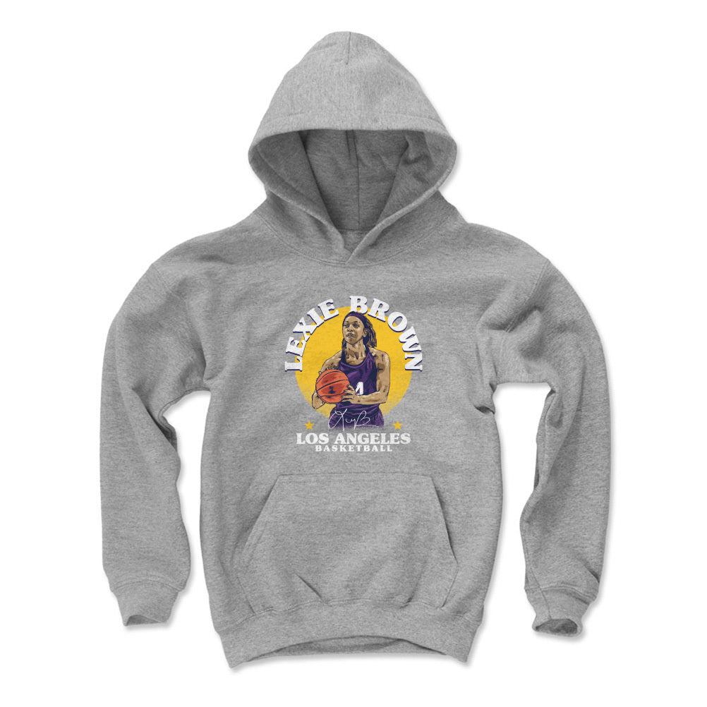 Adam Wainwright Kids Youth Hoodie - Gray - St. Louis | 500 Level Major League Baseball Players Association (MLBPA)